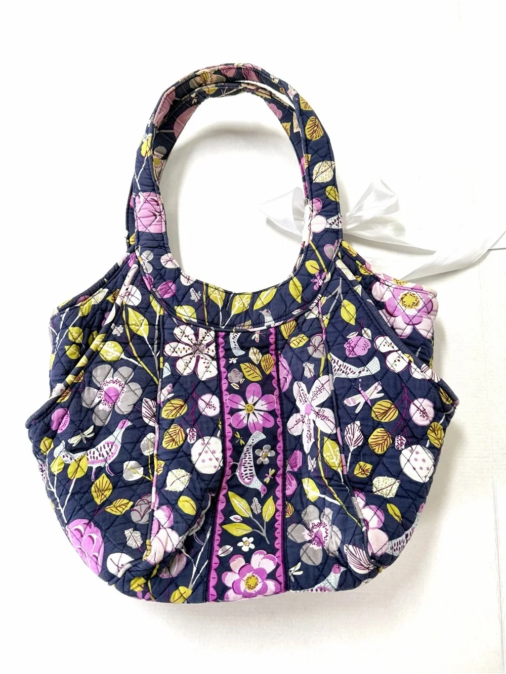Vera Bradley Floral Nightingale Y2K Cottagecore Coquette Retired Tote Bag